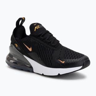 Children's shoes Nike Air Max 270 black/laser orange/metallic copper