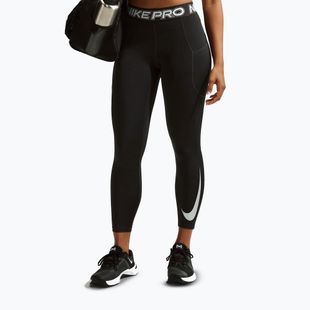 Women's leggings Nike Pro Mid-Rise 7/8 black/white/white