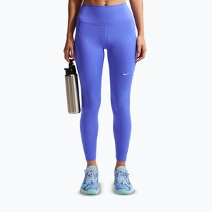 Women's training leggings Nike One High-Waisted 7/8 sapphire/white