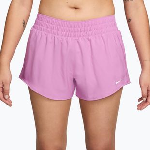 Women's shorts Nike One Dri-Fit 3" light magenta/white