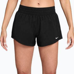 Women's shorts Nike One Dri-Fit 3" black/white
