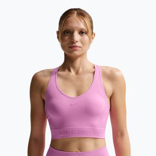 Training top Nike Pro Seamless Dri-Fit Cropped light magenta