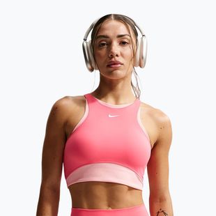 Training bra Nike One Medium Support Sea coral/bleached coral/white