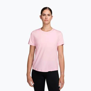 Women's T-shirt Nike One Classic Dri-Fit pink foam/white