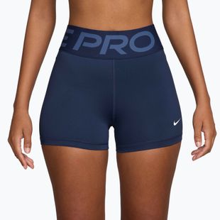 Women's shorts Nike Pro Sculpt High Waisted 3" Biker midnight navy/white