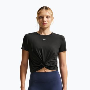 Women's T-shirt Nike One Classic Twist Dri-Fit black/white