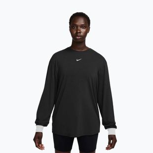 Women's training longsleeve Nike One Relaxed Dri-Fit black/white