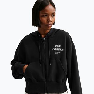 Women's sweatshirt Nike Phoenix Full-Zip Hoodie black
