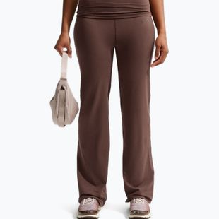 Women's trousers Nike Flared light chocolate