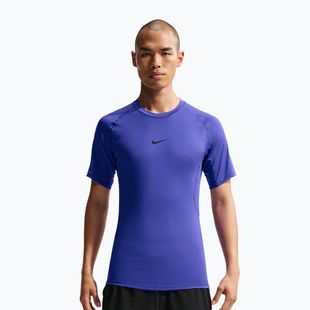 Men's training T-shirt Nike Pro Dri-Fit Tight Fitness persian violet/black