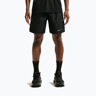 Men's running shorts Nike Miler Dri-Fit 2in1 7" black/black