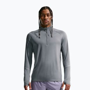 Men's running sweatshirt Nike Miler Dri-Fit UV 1/2 Zip smoke grey