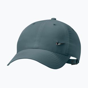 Baseball cap Nike Dri-Fit Club Unstructured Metal Swoosh mineral Mineral slate/metallic silver