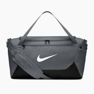 Training bag Nike Brasilia Duffel Small 40 l smoke grey/black/white