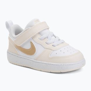 Children's shoes Nike Court Borough Low white/chalk/white/shimmer