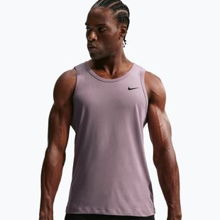 Men's training T-shirt Nike Dri-Fit TT light violet ore/black