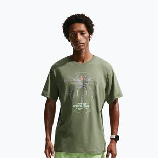 Men's running T-shirt Nike Dri-Fit Running silver sage