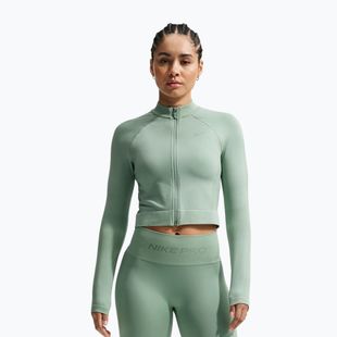 Women's training sweatshirt Nike Pro Seamless Full Zip Top steam