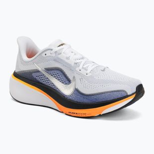Men's running shoes Nike Pegasus 42 white/lapis/total orange/metallic silver