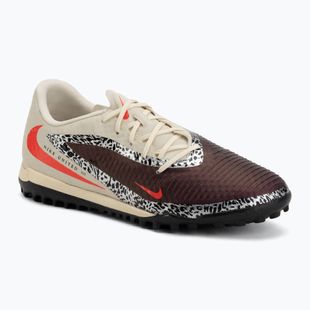 Men's football boots Nike United Phantom 6 Low Academy TF burgundy crush/fossil/university red