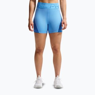 Women's shorts Nike Pro Sculpt High Waisted 5" Biker university blue/light photo blue/white