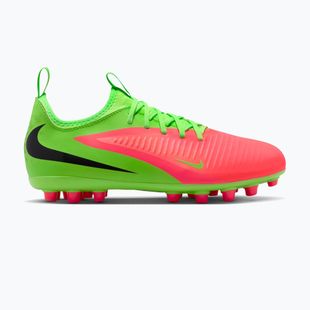 Children's football boots Nike Jr. Phantom 6 Academy Erling Haaland AG hot punch/green strike/black