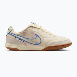 Men's football boots Nike Tiempo Streetgato PRM IC coconut milk/gum medium brown/blue crystal