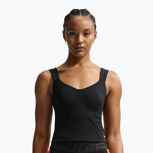 Women's training shirt Nike Pro Sculpt Medium Support Padded Tank black/white