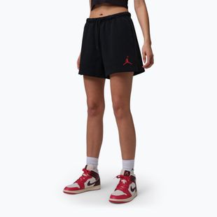 Women's shorts Jordan Fleece black/gym red