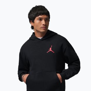 Men's sweatshirt  Jordan Pullover Hoodie black/gym red