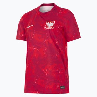 Women's football shirt Nike Dri-Fit Poland Stadium Away 2026 noble red/sport red