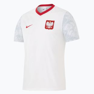 Men's football shirt Nike Dri-Fit Poland Home 2026 white/field silver