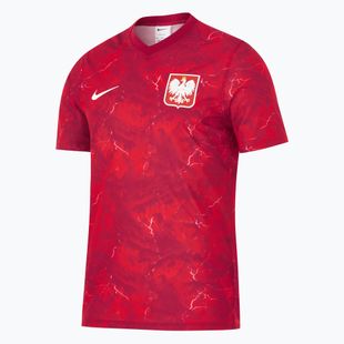 Men's football shirt Nike Dri-Fit Poland Away 2026 noble red/sport red