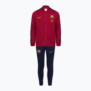 Children's football tracksuit Nike FC Barcelona Strike Dri-Fit Soccer Knit noble red/blackened blue
