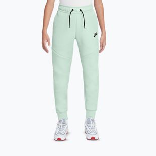 Children's trousers Nike Sportswear Tech Fleece barely green/black/black