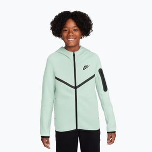 Children's sweatshirt Nike Sportswear Tech Fleece Full Zip barely green/black/black