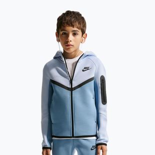 Children's sweatshirt Nike Sportswear Tech Fleece Full Zip hydrogen blue/work blue/black/black
