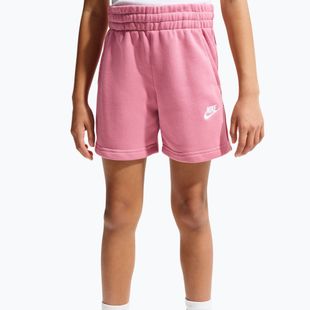 Nike Sportswear Club Fleece children's shorts peony/peony/white