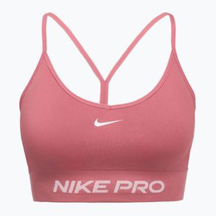 Training bra Nike Pro Seamless Light Support peony/white