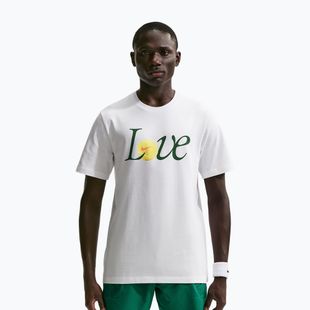 Men's tennis T-shirt Nike Court Love white