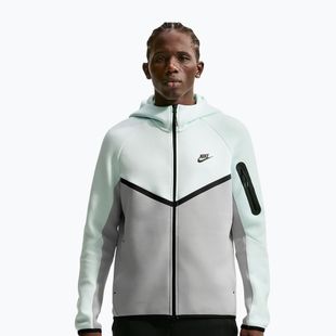 Men's sweatshirt Nike Tech Windrunner Full Zip barely green/light silver/black