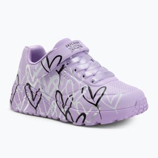 Children's shoes SKECHERS Uno Lite Love Levitate lavender/multi