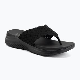 Women's slides SKECHERS Ultra Flex 3.0 Rhythm Waves black