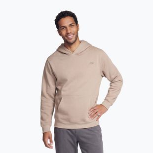 Men's sweatshirt SKECHERS Max Soft Hoodie brown