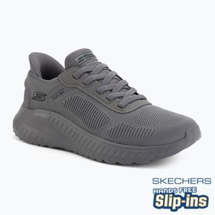 Men's shoes SKECHERS Bobs Squad Chaos Solid Stepper gray