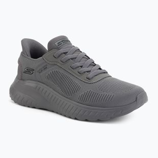Men's shoes SKECHERS Bobs Squad Chaos Solid Stepper gray