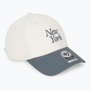 47 Brand MLB New York Yankees Foundation Script TT CLEAN UP sandstone baseball cap