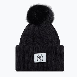 Women's winter hat New Era Cable Wide New York Yankees black