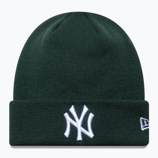 Winter hat New Era League Essential New York Yankees dark green/white