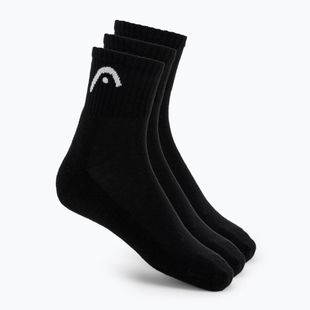 Socks HEAD Tennis 3P Club Short Crew 3 pairs black